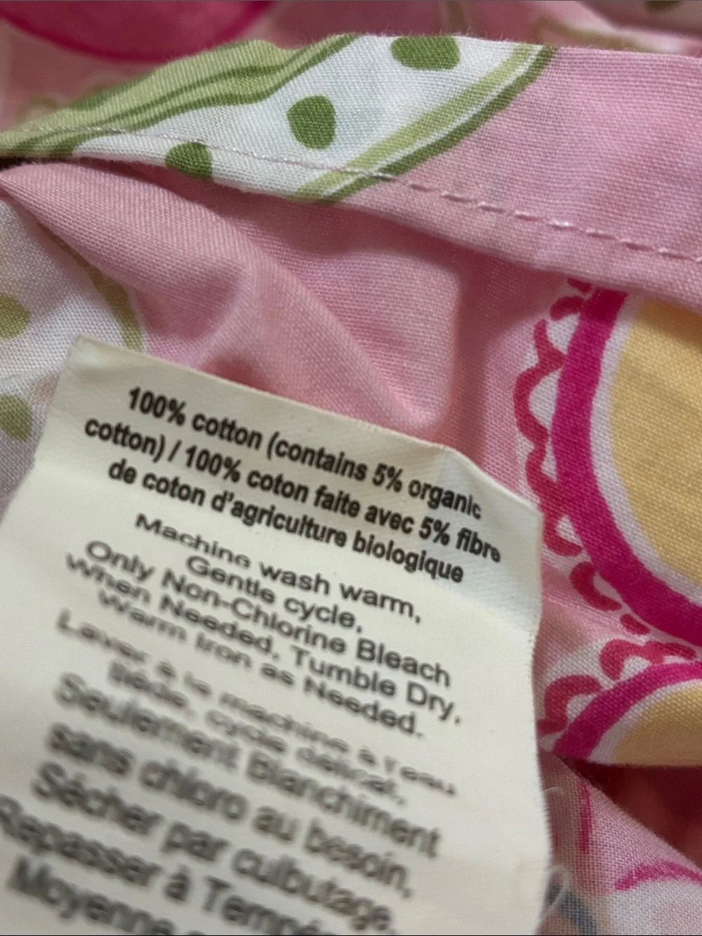 Pottery Barn Kids Pink Floral Paisley Duvet Cover Size Full/Queen